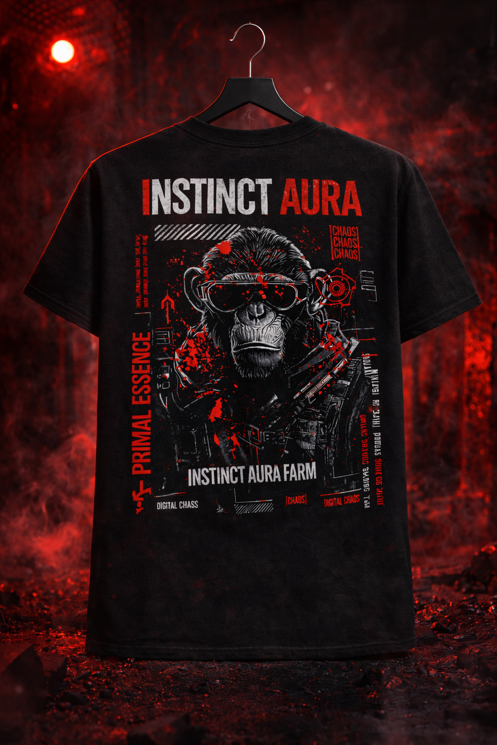 Instinct Aura – Primal Essence Graphic T-Shirt