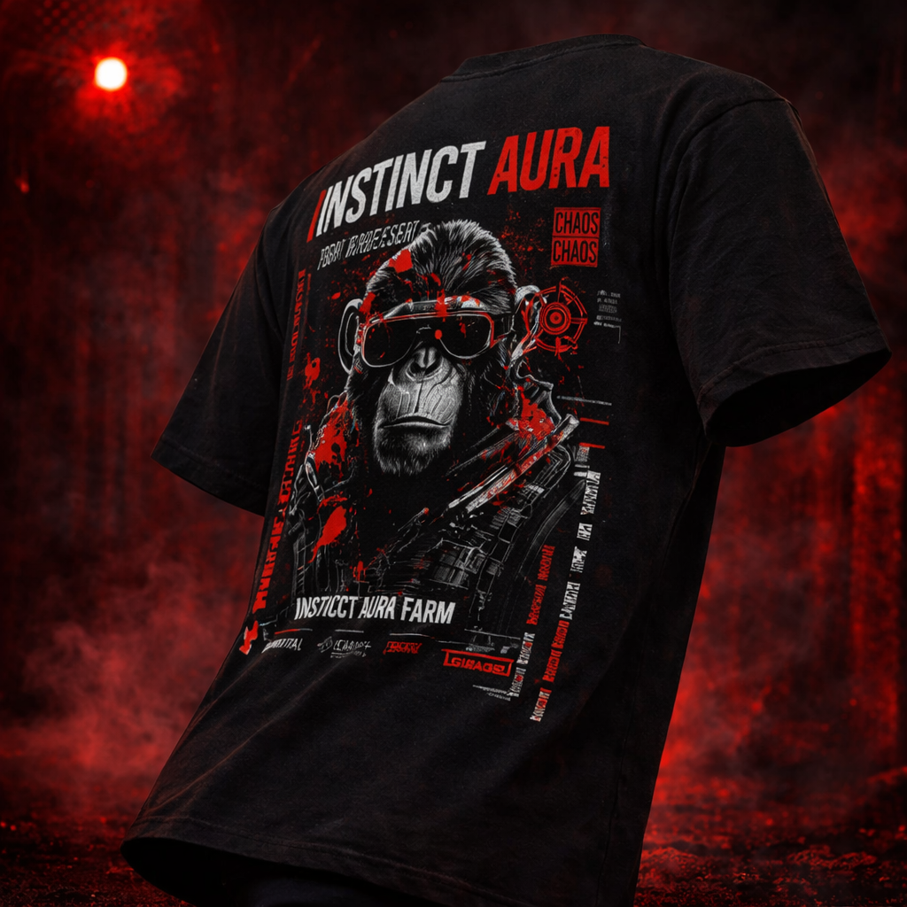 Instinct Aura – Primal Essence Graphic T-Shirt