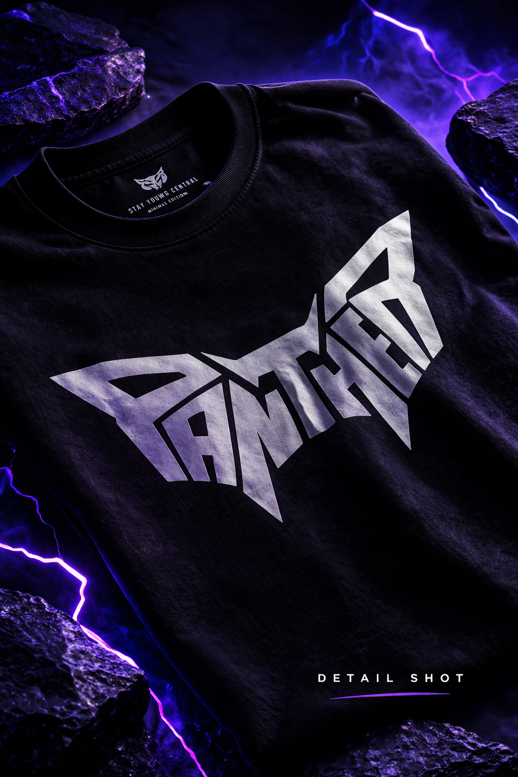 BLACK PANTHER – Unleashed Edition Graphic Tee-SYC