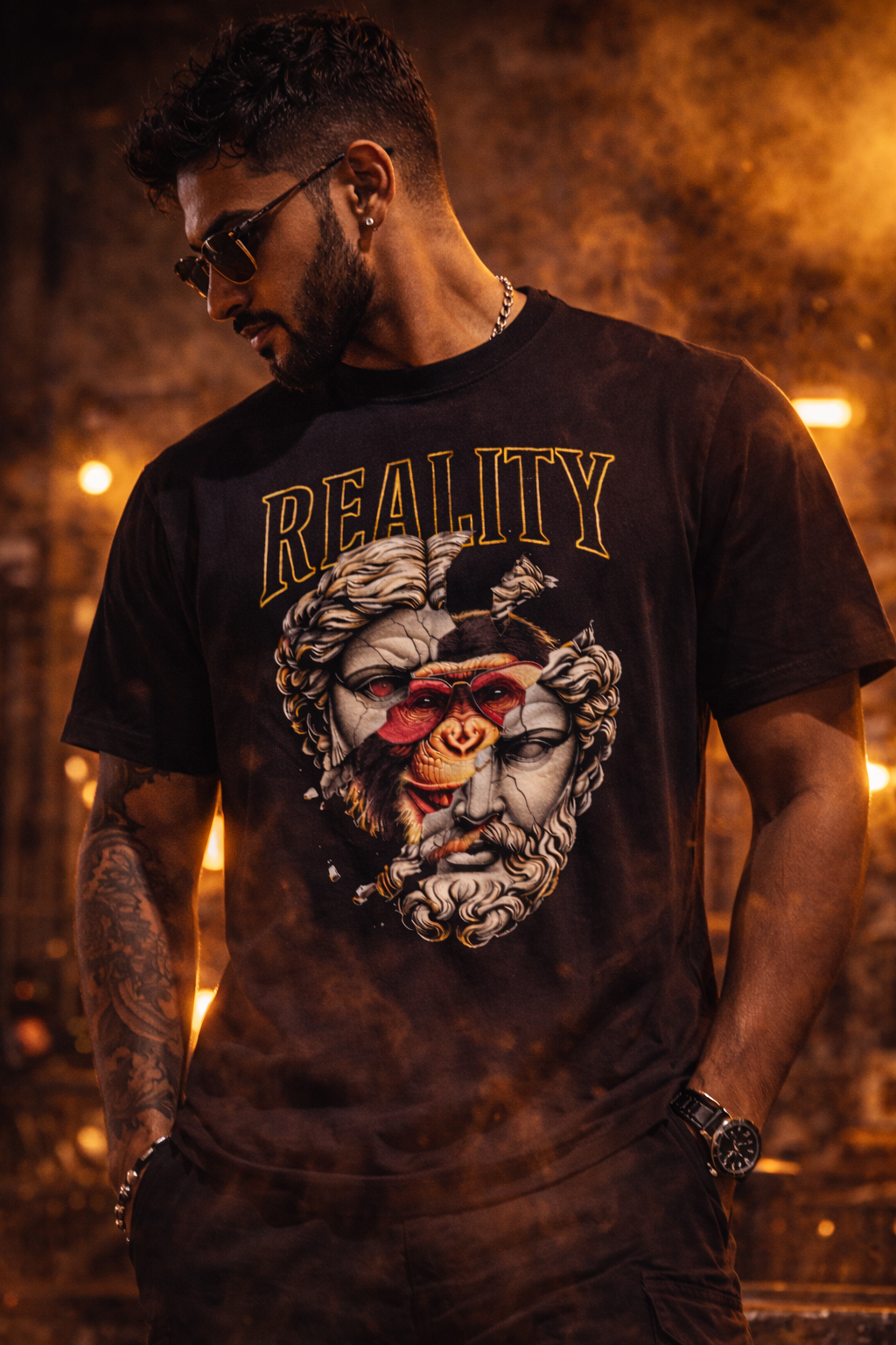 Reality-Primal graphic tee