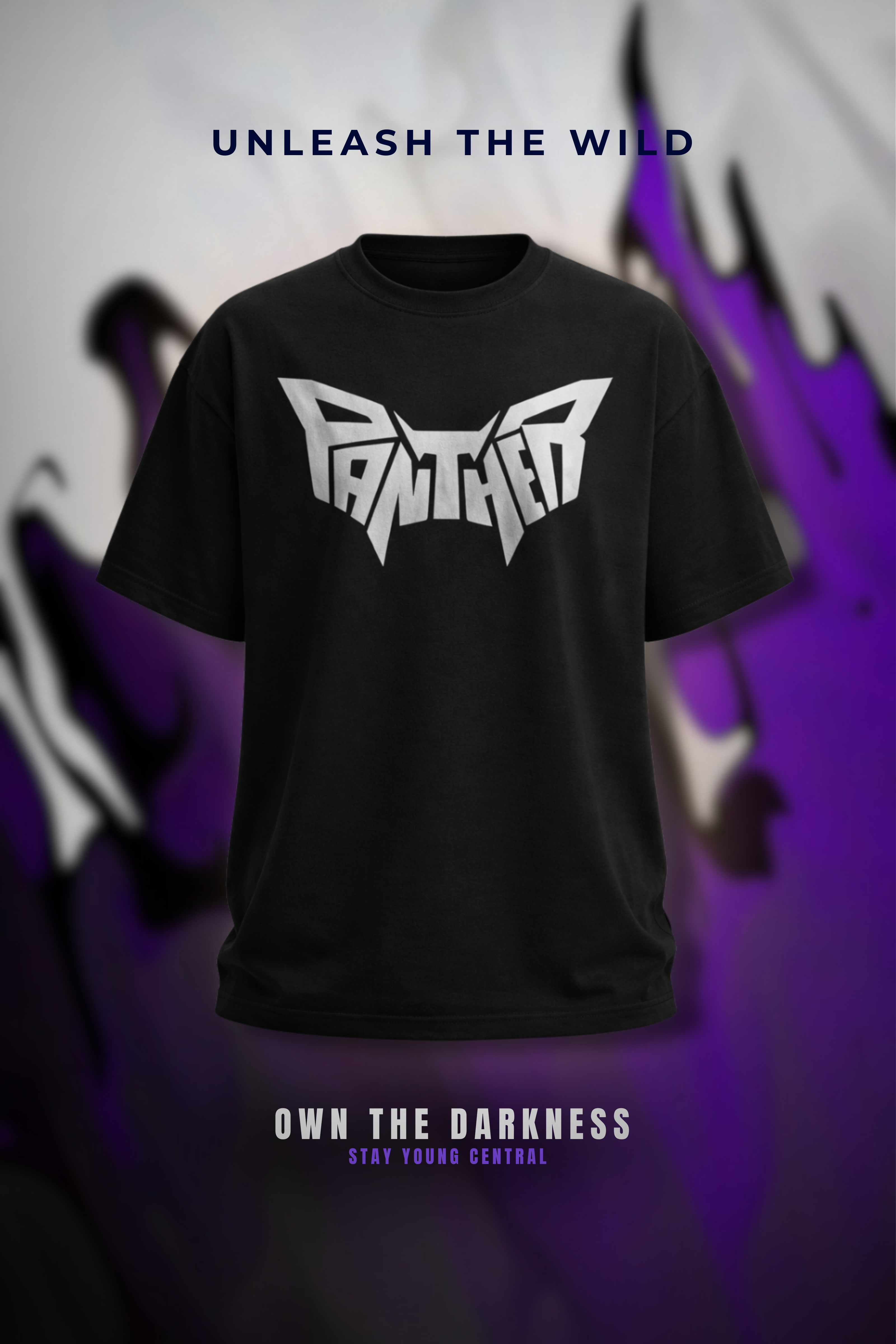BLACK PANTHER – Unleashed Edition Graphic Tee-SYC